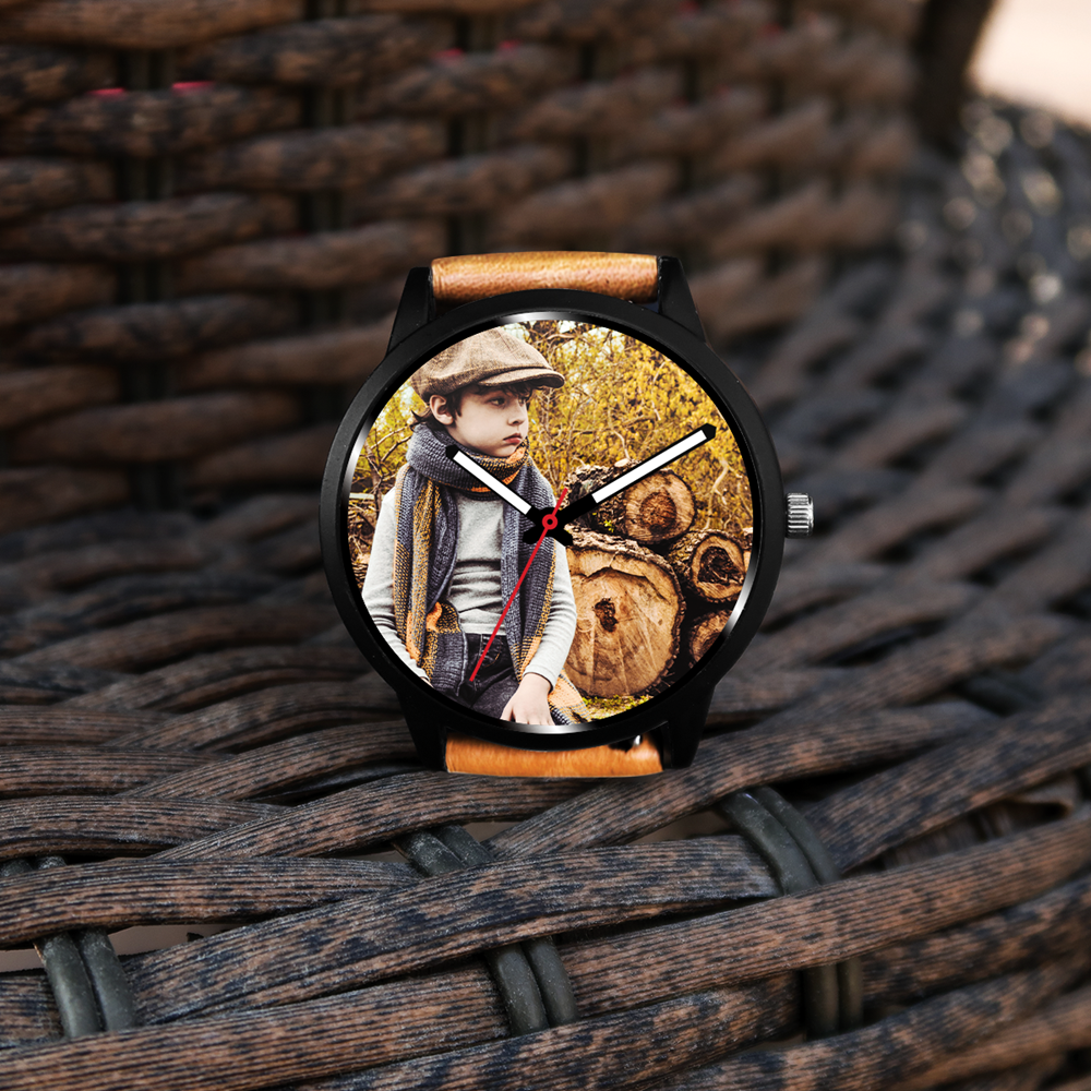 Custom Personalized Photo Watch