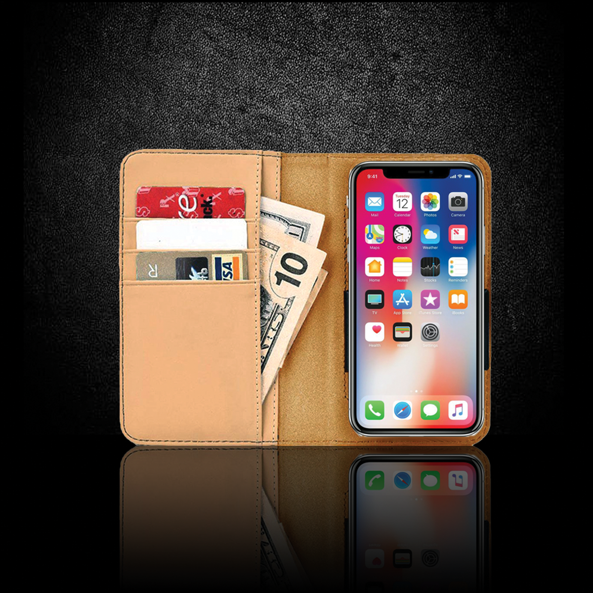 Limited Edition "I HATE PEOPLE" Wallet Case - Blue