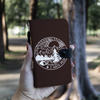 Limited Edition "I HATE PEOPLE" Wallet Case - Brown