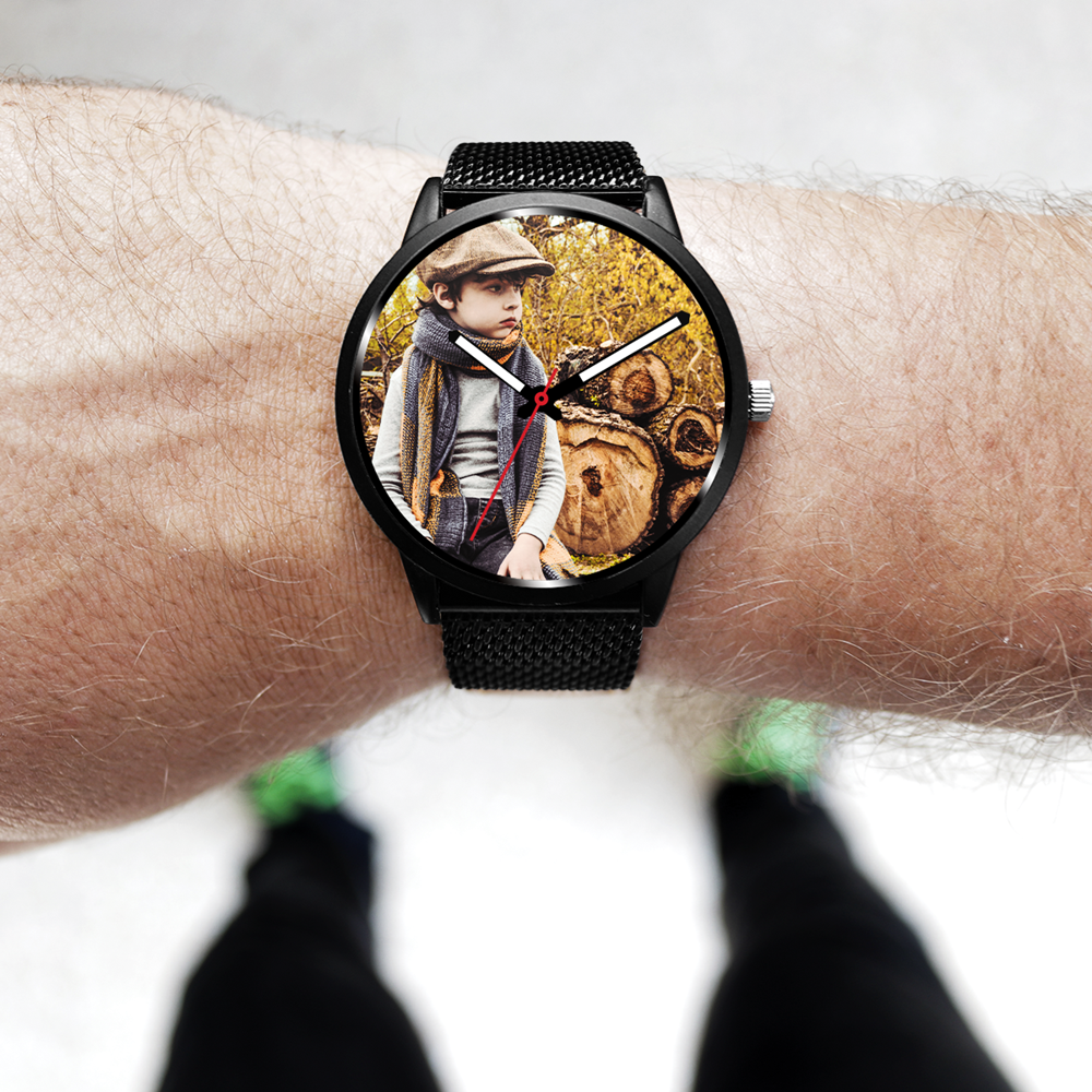 Custom Personalized Photo Watch